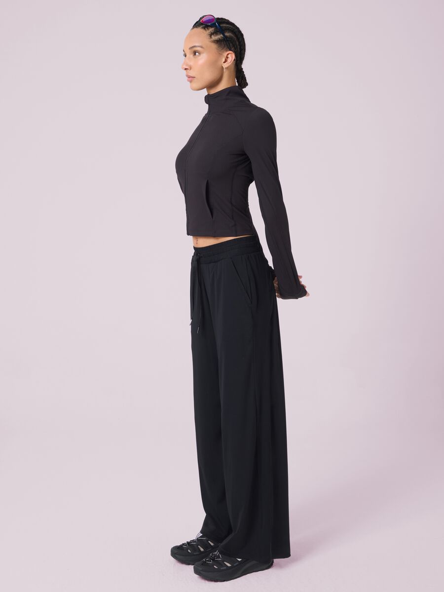ALTAVIA STUDIO wide leg trousers with drawstring_0