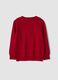 Maglia rossa in pura lana a maniche lunghe regular fit_2