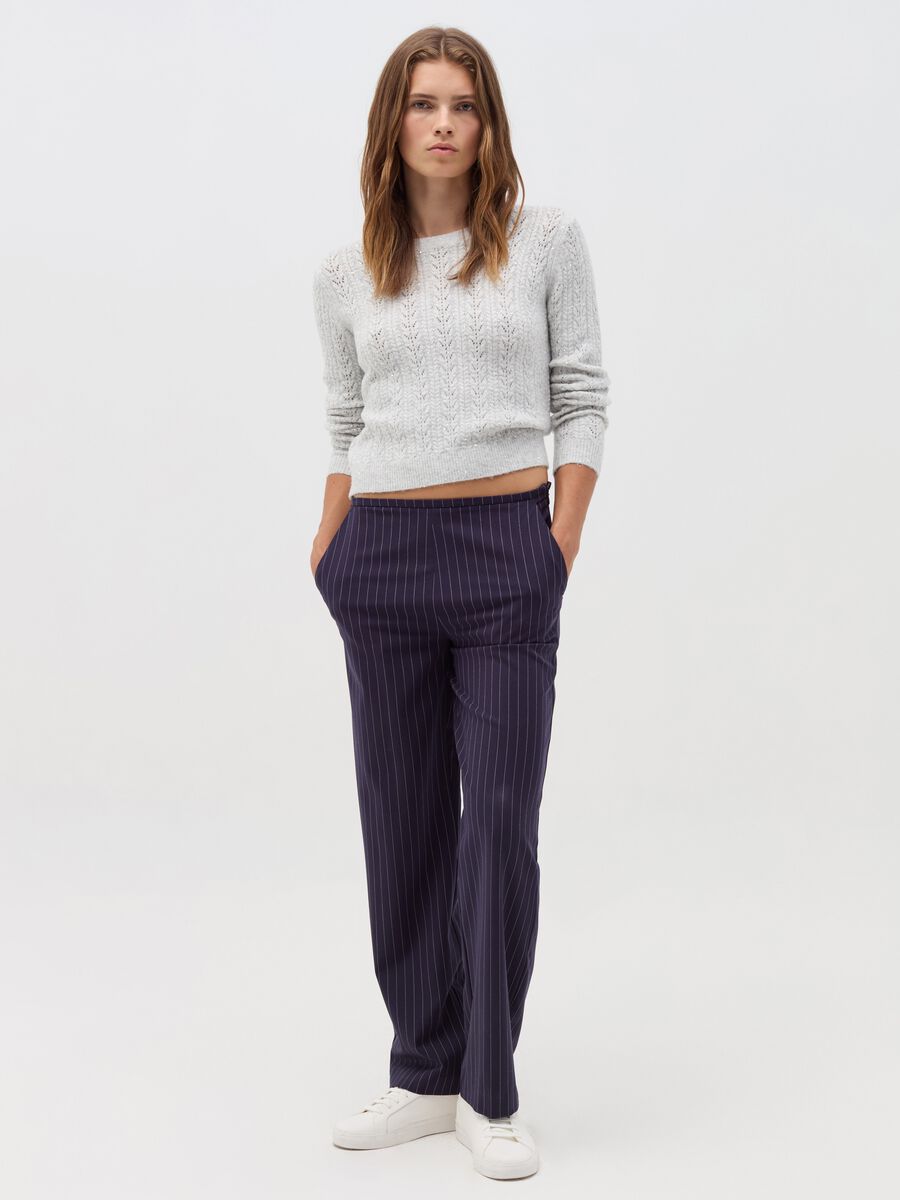 Lurex pullover with micro sequins_1