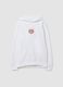 Wei&szlig;er Hoodie aus Baumwollmischung mit New York Red Bulls Print_0