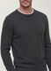 Grey crew-neck viscose-blend jumper, regular fit_1