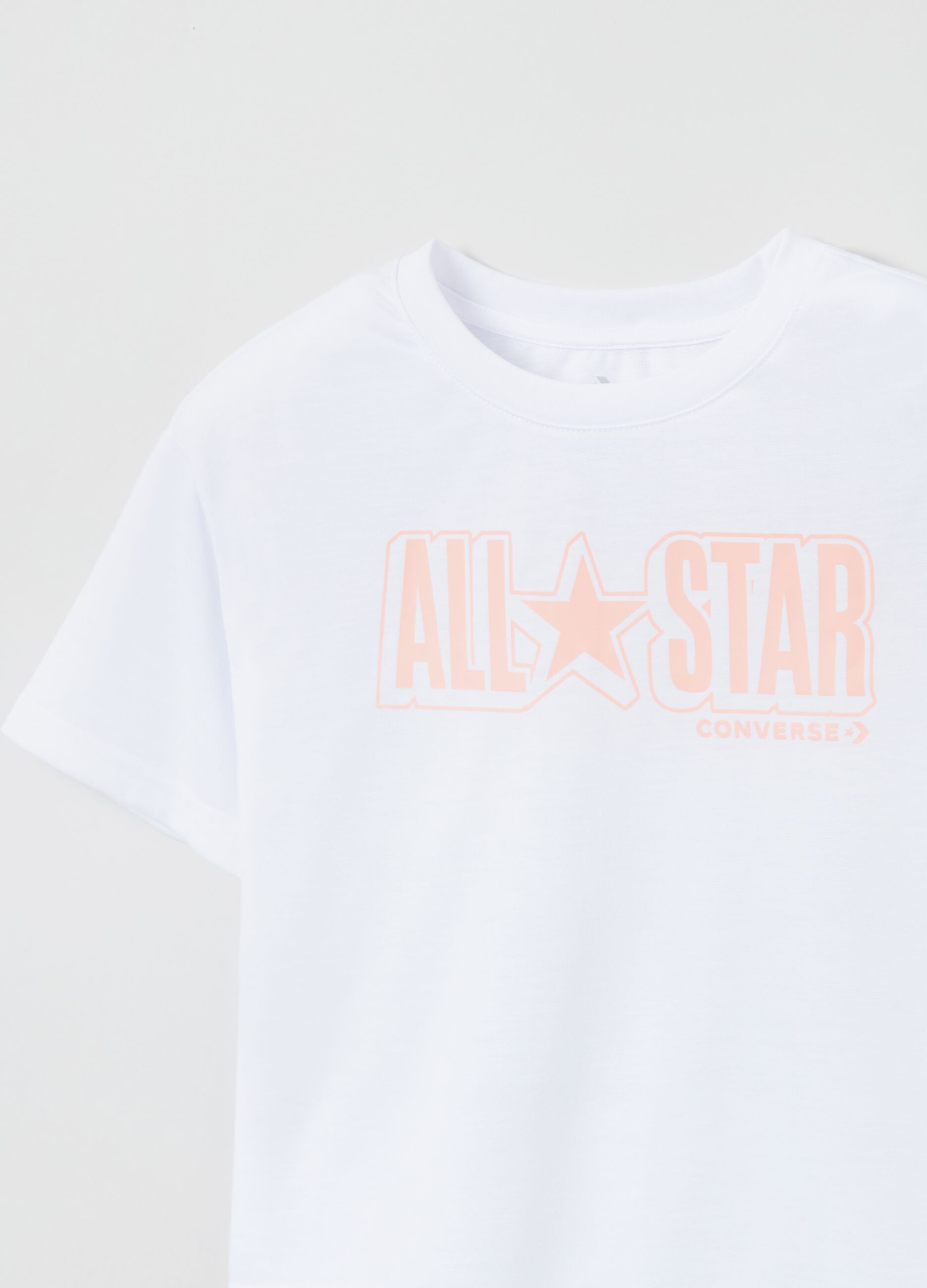 Boxy T-shirt with All Star print