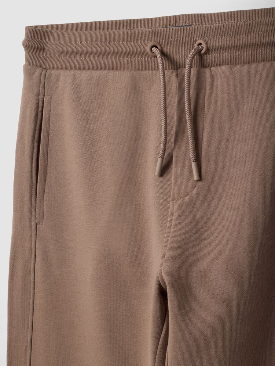 Beige Jogginghose aus Bio-Baumwolle_2