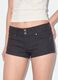 Grey stretch viscose skinny-fit shorts_3