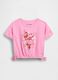 T-shirt de manga curta em algod&atilde;o puro com estampado_0