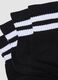 Three-pack of black sports socks in stretch organic cotton_1