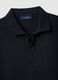 Blue regular fit pure cotton polo_1