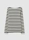 Striped T-shirt with boat neck_3
