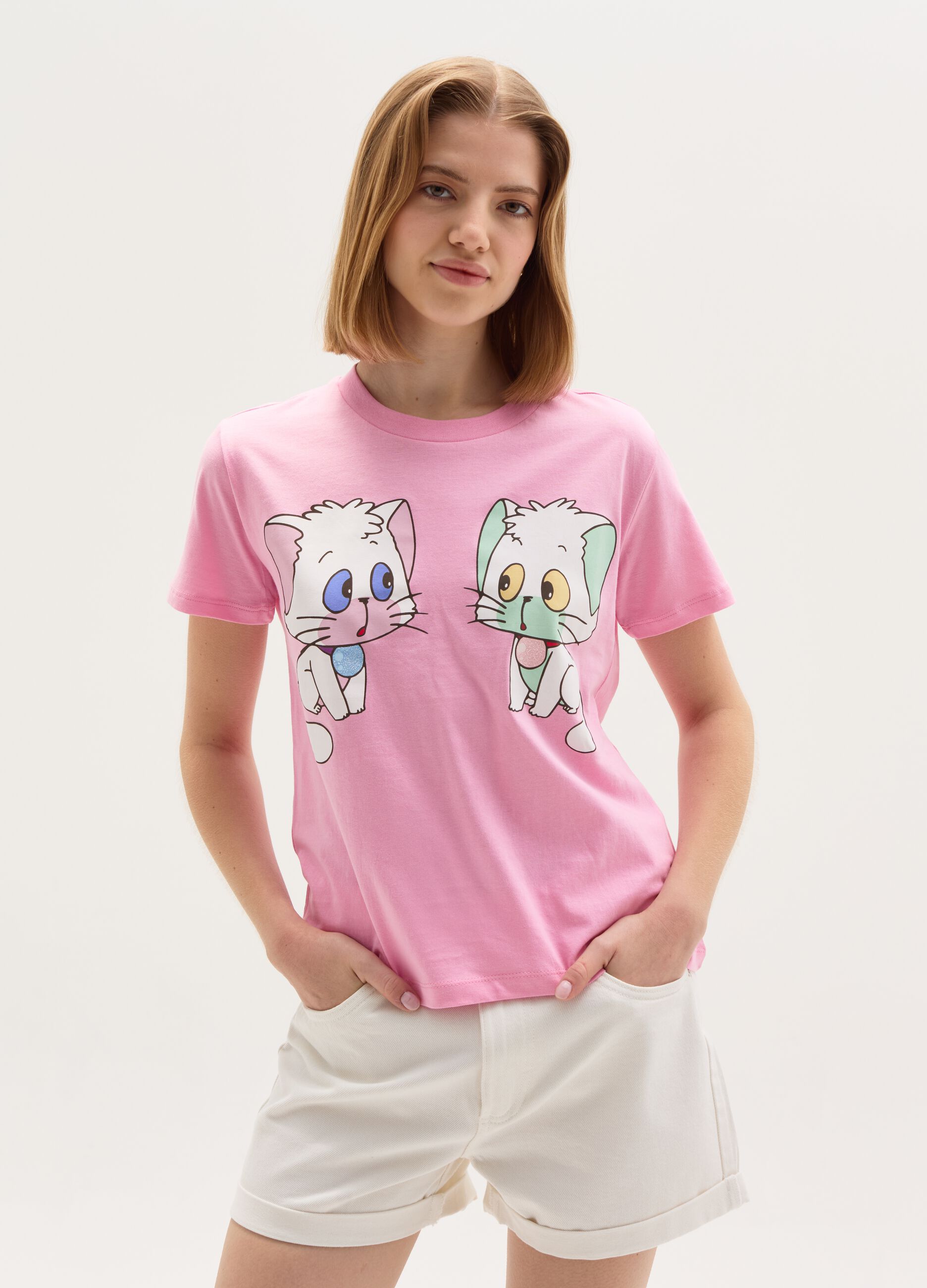 T-shirt with Creamy Mami, the Magic Angel print