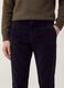 Blue regular-fit stretch cotton cord chino trousers_2
