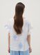 White pure linen blouse with embroidery and ruffle sleeves, regular fit_3