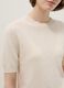 Beige Viscose Blend Regular Fit T-shirt_3