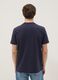 Blaues T-Shirt aus reiner Baumwolle mit kurzen &Auml;rmeln, Regular Fit_2