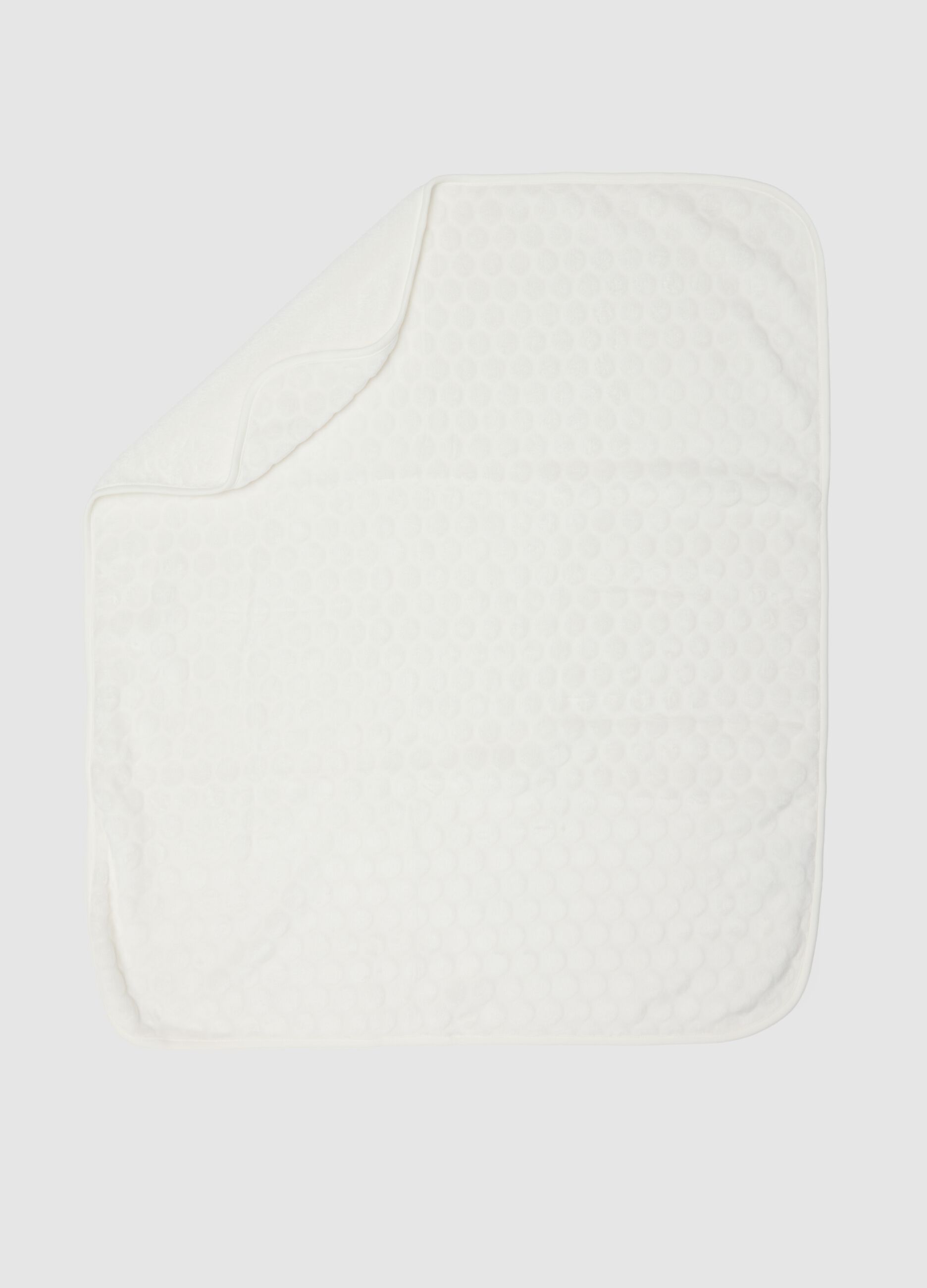 White Synthetic Fabric Cover