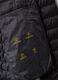 Black Ultralight padded jacket, regular fit, with zip_1