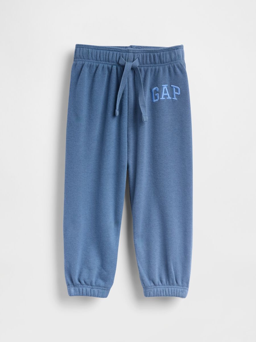 Cotton Blend Logo Joggers_0