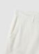 White regular-fit chino shorts_5