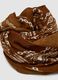 Brown wool-blend scarf with paisley print_2