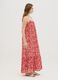 Women's long dress in multicoloured viscose wide fit_1