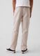 Linen and cotton blend trousers_2