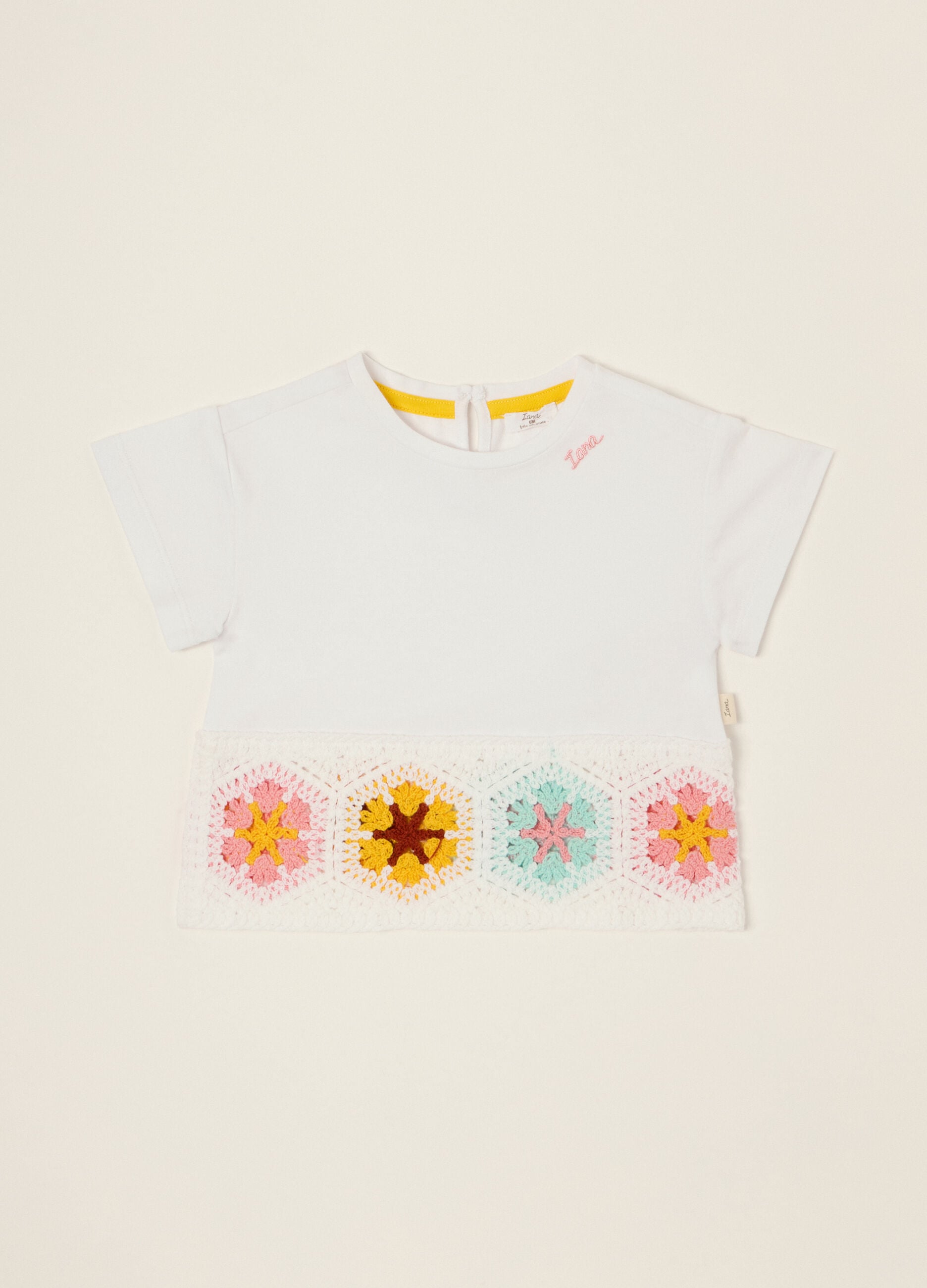 T-Shirt IANA aus Stretch-Baumwolljersey