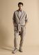 Full-zip beige con colletto in tessuto elasticizzato Easy Dry regular fit_1