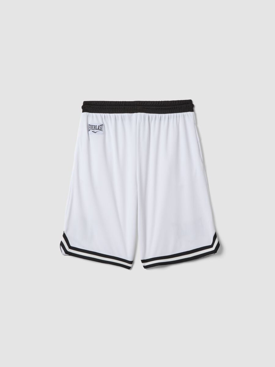 Wei&szlig;e Jungen-Shorts mit elastischem Bund, Comfort Fit_4