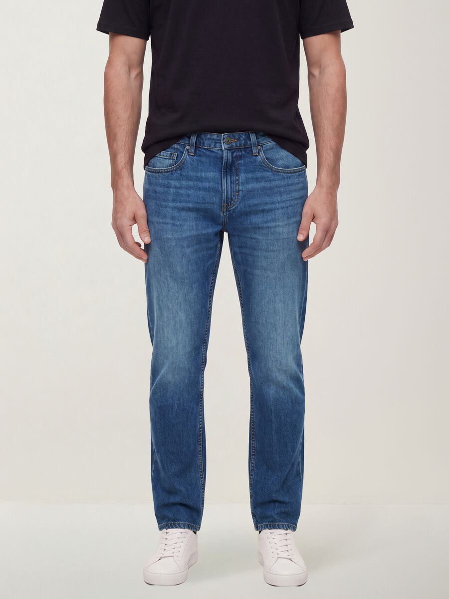 &Alpha;&nu;&delta;&rho;&iota;&kappa;ό &tau;&zeta;&iota;&nu; denim &alpha;&pi;ό 100% &beta;&alpha;&mu;&beta;ά&kappa;&iota;, regular fit_1