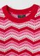 Striped pullover with openwork design_2