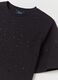 Cotton T-shirt with diamanté motifs_5