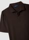 Brown pure cotton polo regular fit_5