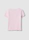 T-shirt de Algod&atilde;o El&aacute;stico Rosa Para Meninas Regular Fit_1