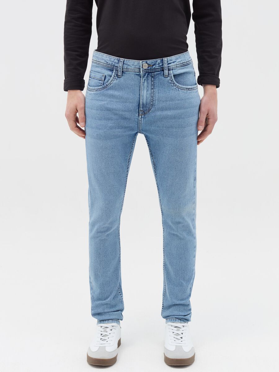 Super-skinny-fit jeans with fading_1
