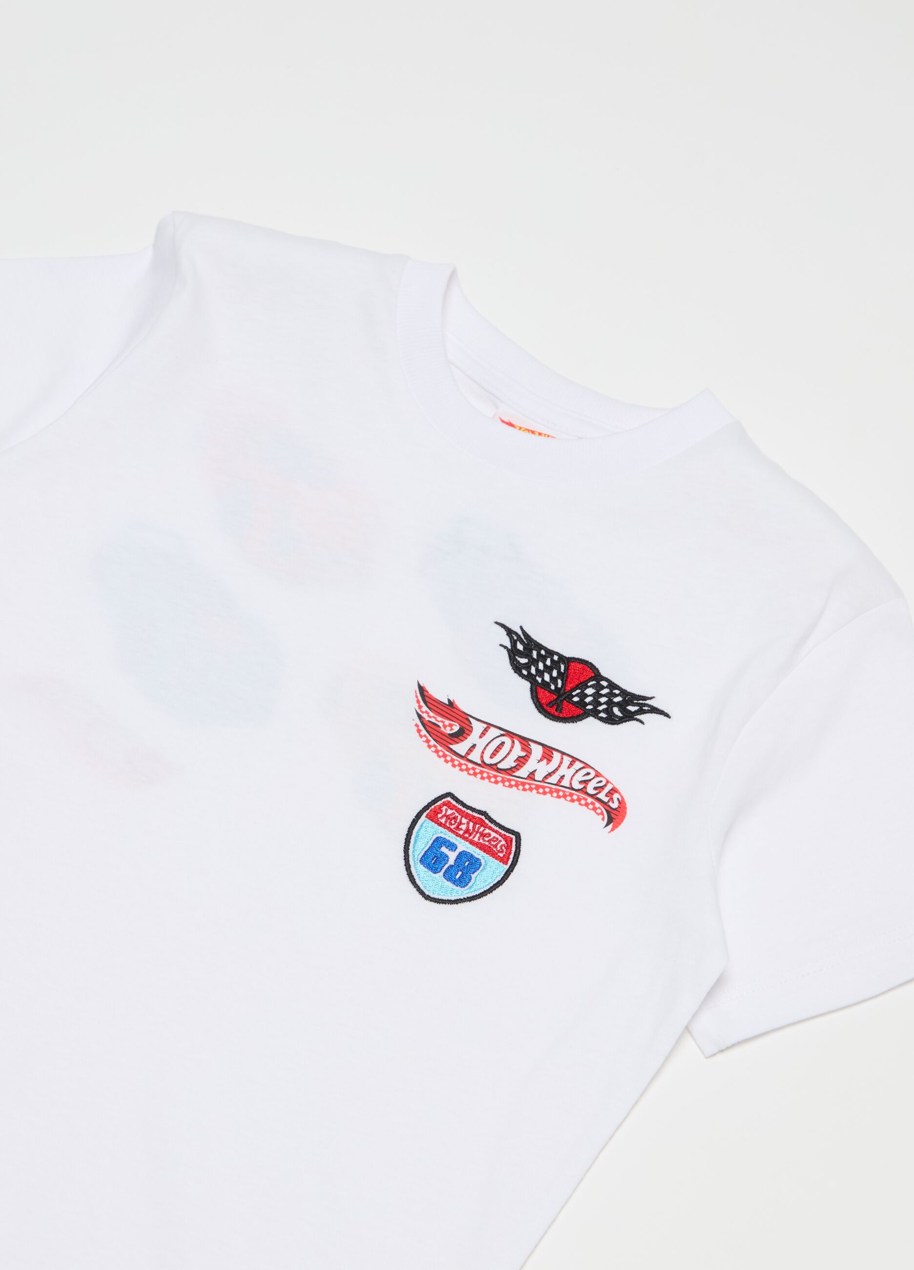 Cotton T-shirt with Hot Wheels print