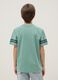 Boys&rsquo; green pure cotton T-shirt with graphic details, regular fit_1