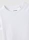 Girls&rsquo; white stretch cotton T-shirt, regular fit_3
