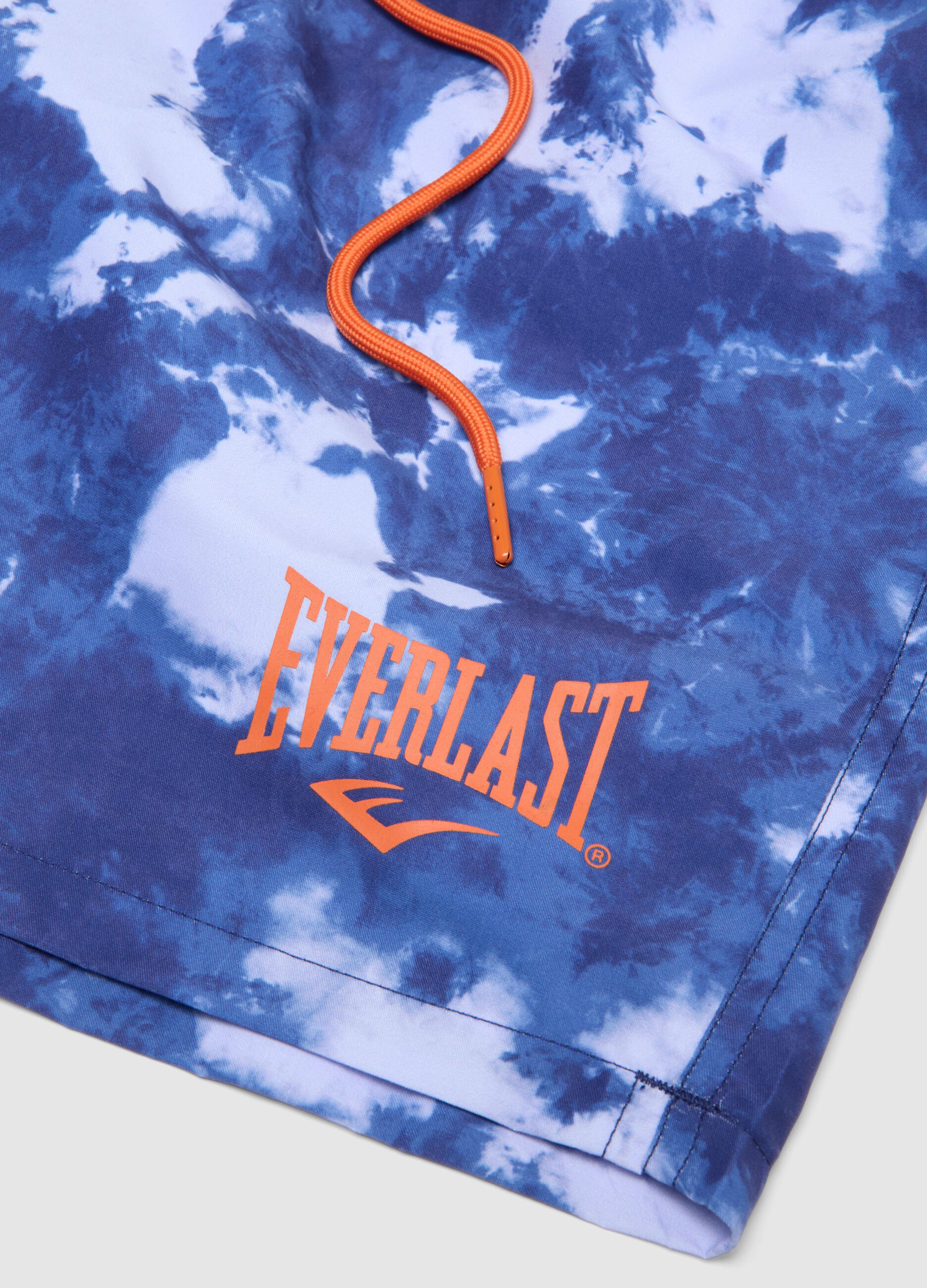 Multicolor Regular Fit Swim Boxers with Everlast Print