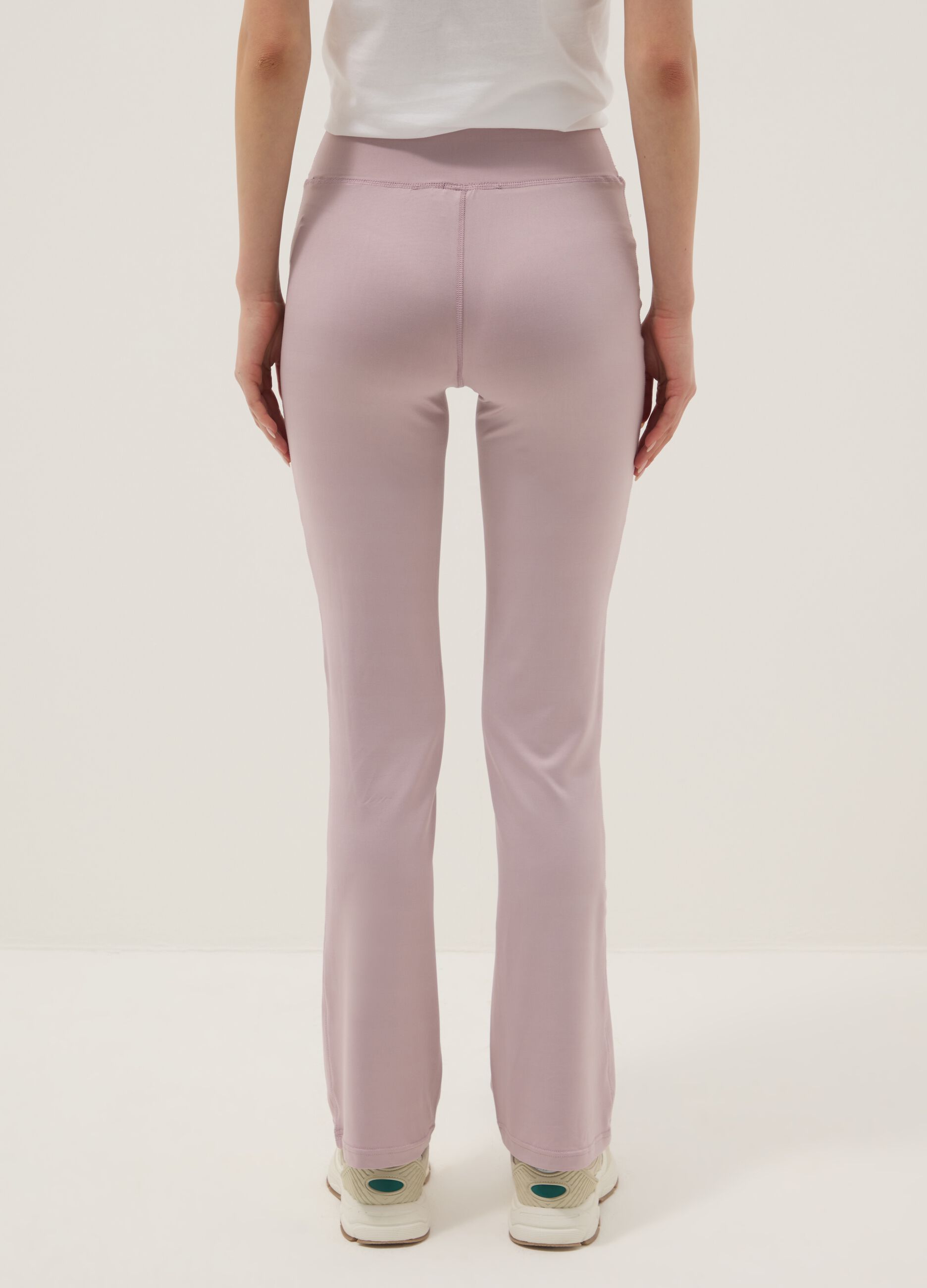 Rosa Regular Fit Leggings mit Everlast Logo