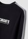 Schwarzer Minecraft-Pyjama aus reiner Bio-Baumwolle mit Print_2
