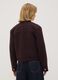 Burgundy purple regular-fit jacket with zip_3
