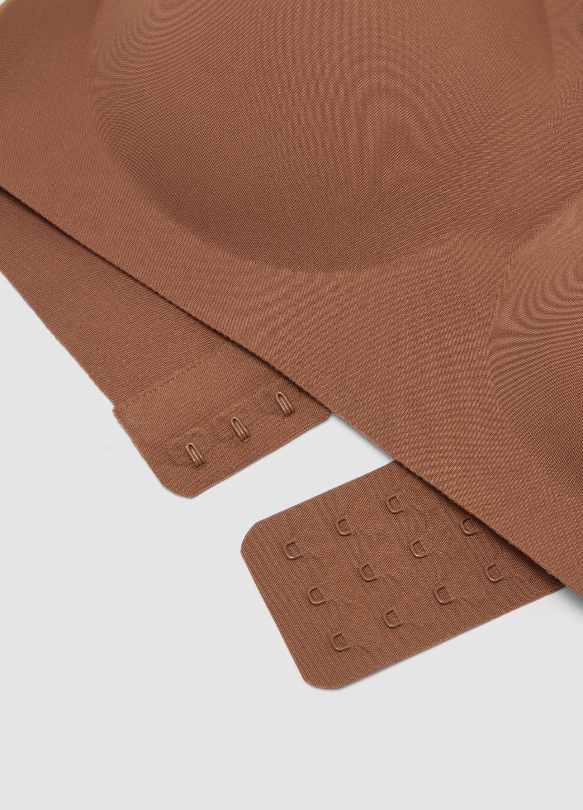 Brauner BH aus Stretchmaterial mit herausnehmbarer Polsterung