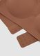 Brauner BH aus Stretchmaterial mit herausnehmbarer Polsterung_1