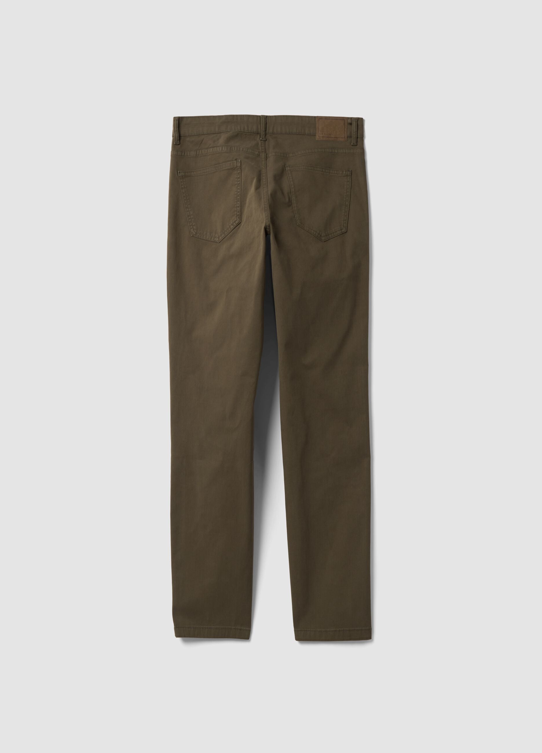 &Pi;&rho;ά&sigma;&iota;&nu;&omicron; &pi;&alpha;&nu;&tau;&epsilon;&lambda;ό&nu;&iota; slim fit &alpha;&pi;ό &epsilon;&lambda;&alpha;&sigma;&tau;&iota;&kappa;ό &beta;&alpha;&mu;&beta;&alpha;&kappa;&epsilon;&rho;ό twill
