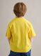 Kids' oversized fit yellow pure cotton t-shirt_1