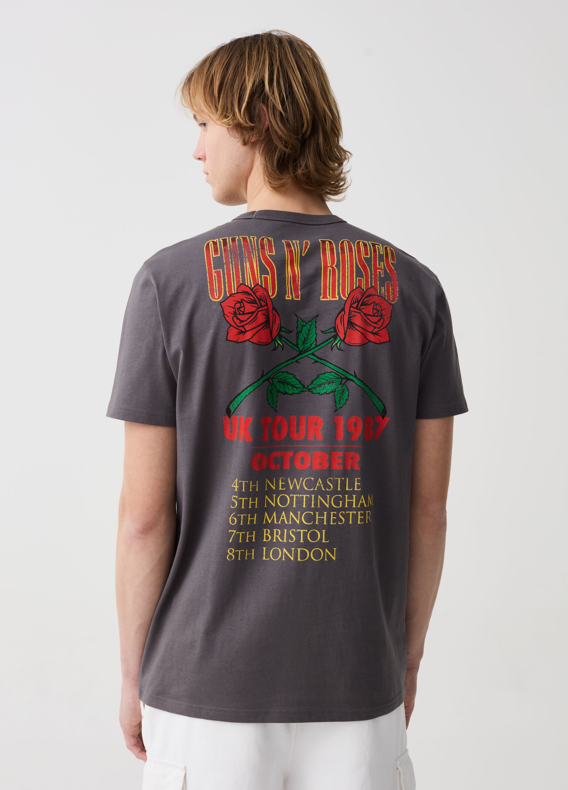 Camiseta con estampado Guns N' Roses