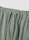 Green pure cotton striped regular-fit trousers_1