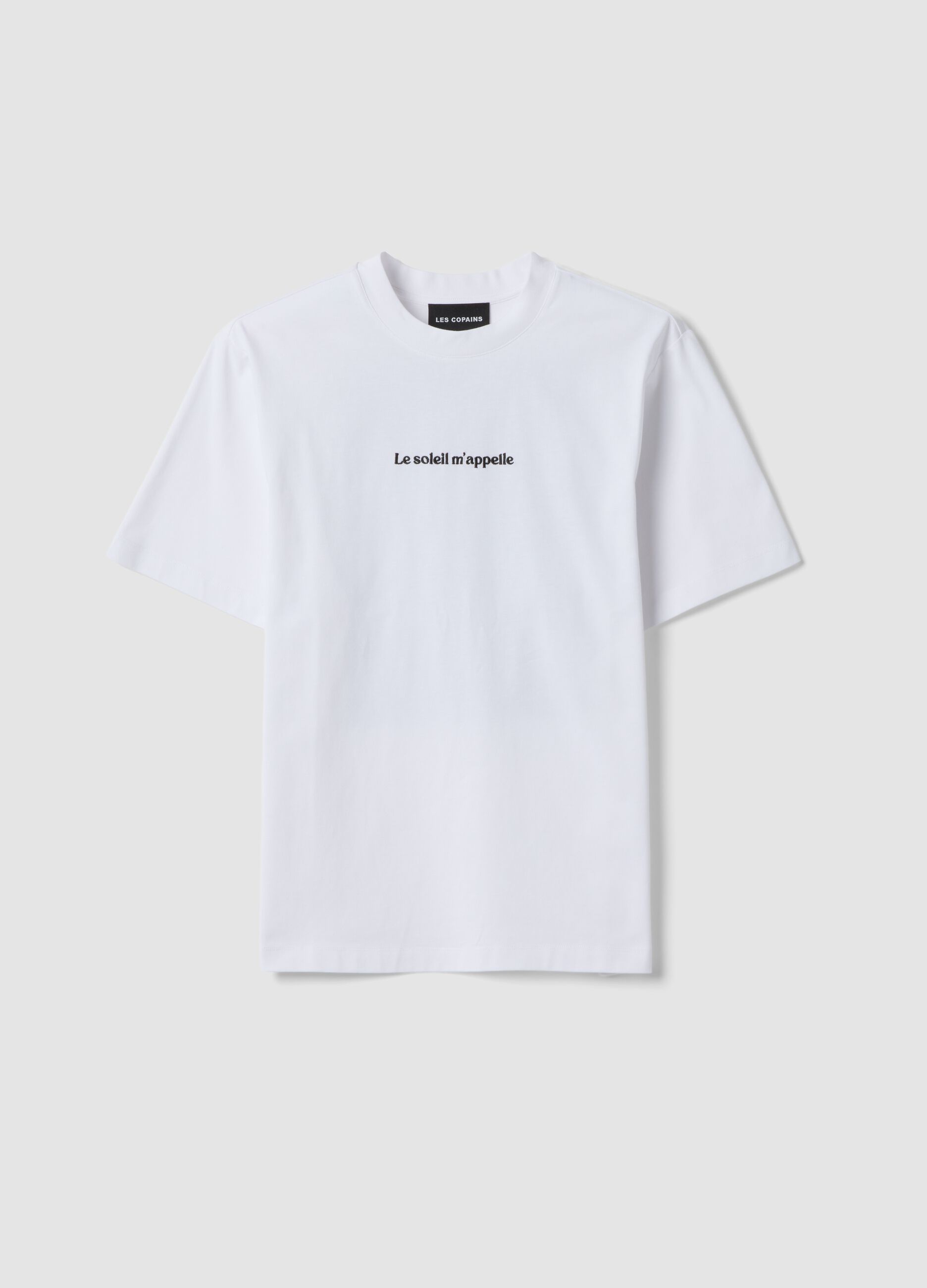 White pure cotton short-sleeved T-shirt