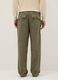Green regular fit pure cotton chino trousers_2