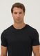 Black crew-neck T-shirt in pure Supima cotton, regular fit_2
