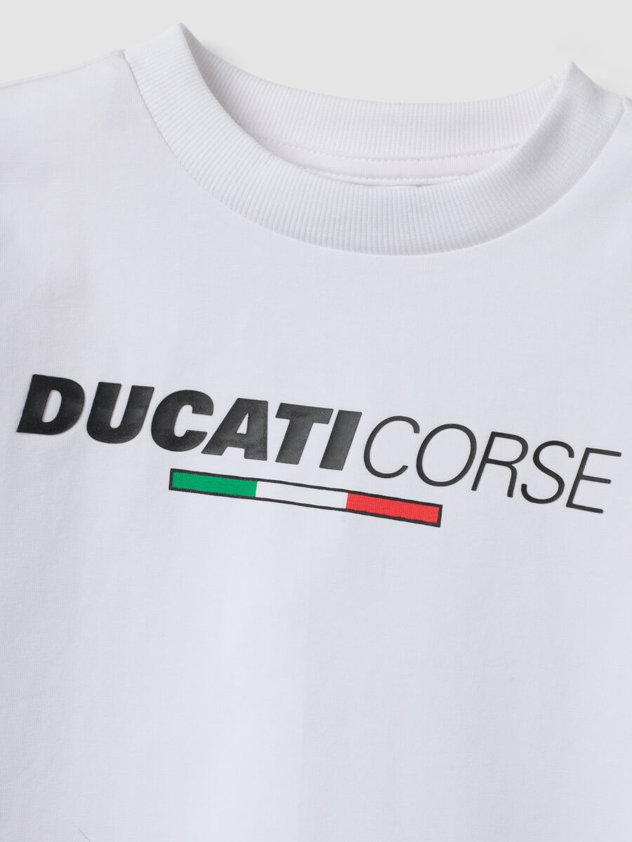 White short-sleeve stretch cotton T-shirt_2